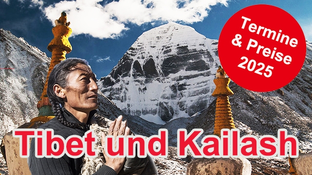 15 Tage Tibet und Kailash Trekking Tour. Geführte Gruppenreise in kleinen Gruppen ab 1995 Euro. Lhasa, Shigatse, Yamdrok, Everest Basislager, Manasarovar, Mount Kailash