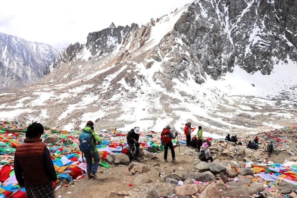 Das Dröma La Pass, der höchste Punkt während der Kailash Umrundung