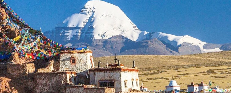 Das Drirapuk Kloster am Mount Kailash