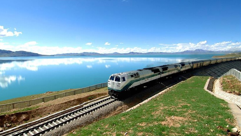 Qinghai Tibet Bahn von Beijing nach Lhasa.