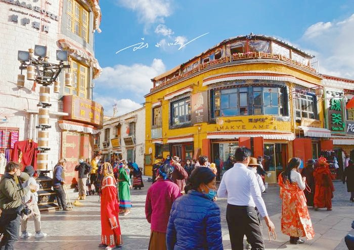 Lhasa Innenstadt