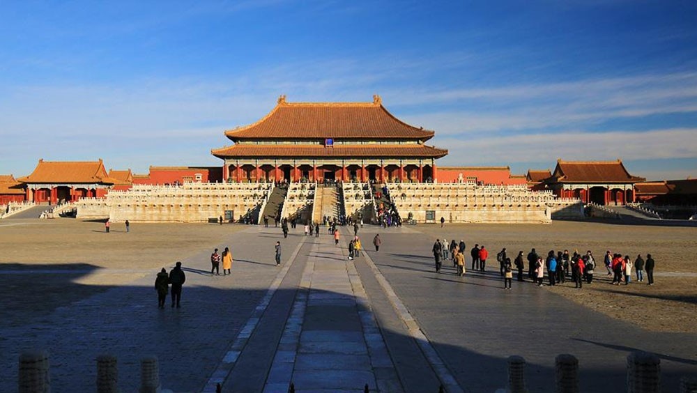 Der Kaiserpalast in Bejing (die Verbotene Stadt)