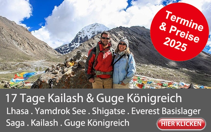 17 Tage Rundreise zum Berg Kailash und den Ruinen des Königreiches Guge